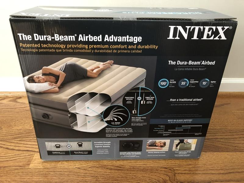 Intex dura outlet beam airbed advantage