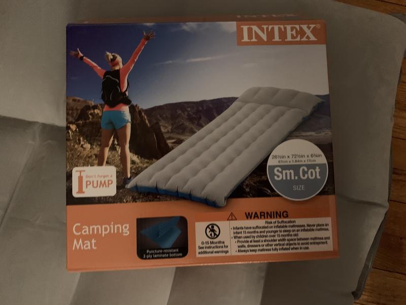 Intex cot size camp 2024 mat