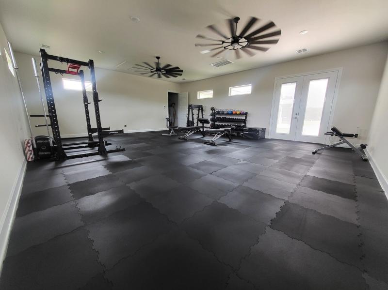 Gym Room Gym Floor Basement Best Gym Flooring For Basement - Main Image