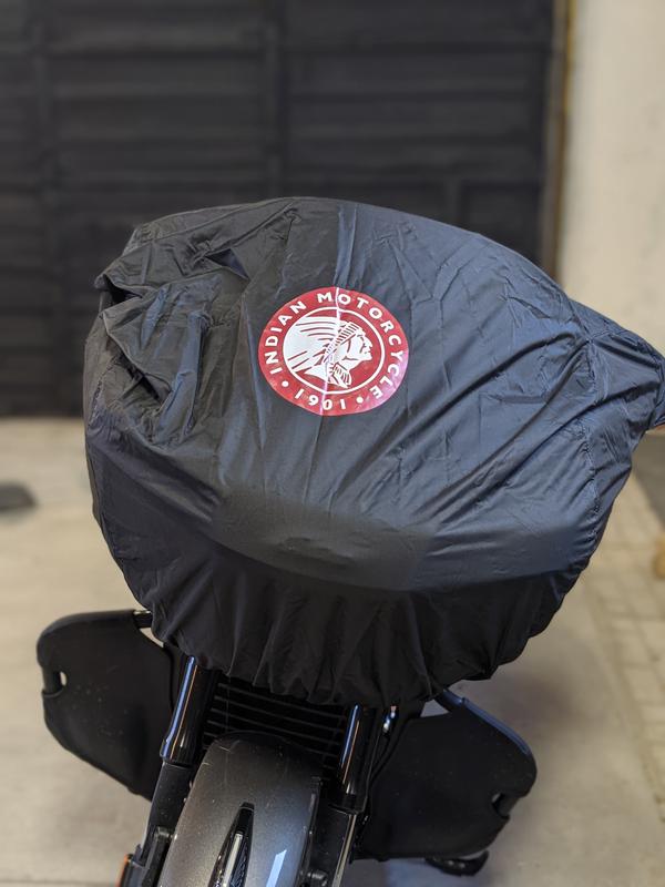 Half Travel Cover Black Indian Motorcycle