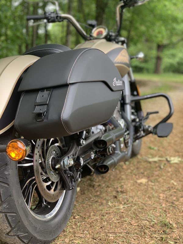 Indian scout semi rigid saddlebags sale