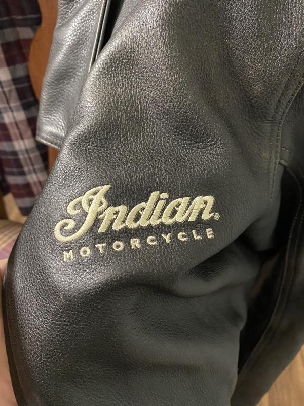 vintage indian motorcycle leather jacket