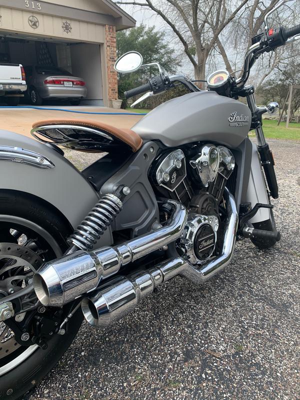 INDIAN MOTORCYCLE SOLO RIDER CHROME SEAT GRAB RAIL 2014-2018 CHIEF DARK HORSE