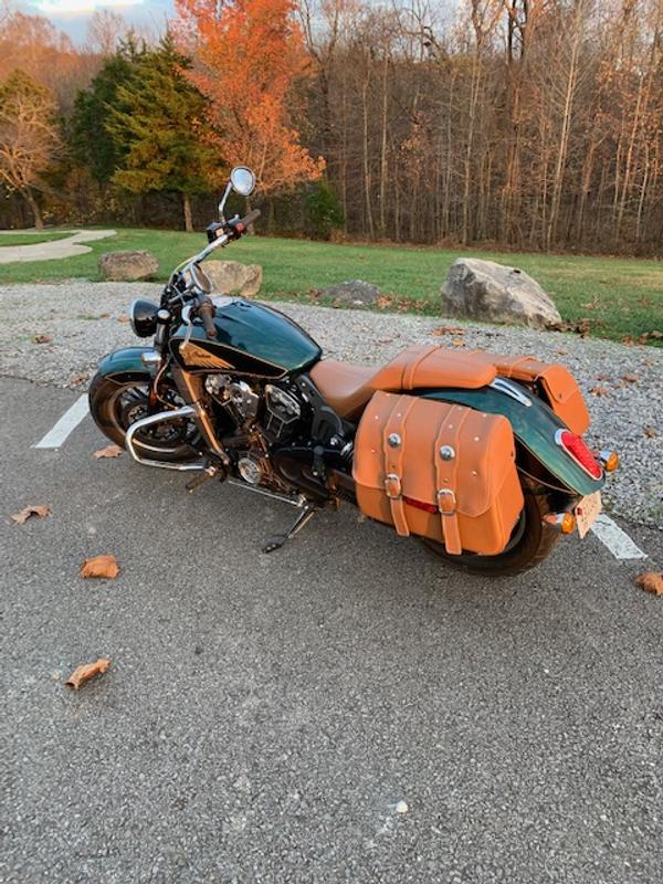 Genuine Leather Saddlebags, Pair | Indian Motorcycle