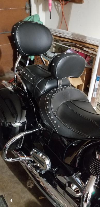 Indian motorcycle deals backrest