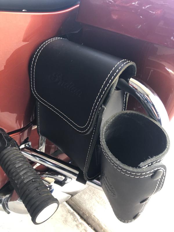 Leather crash bar bags online