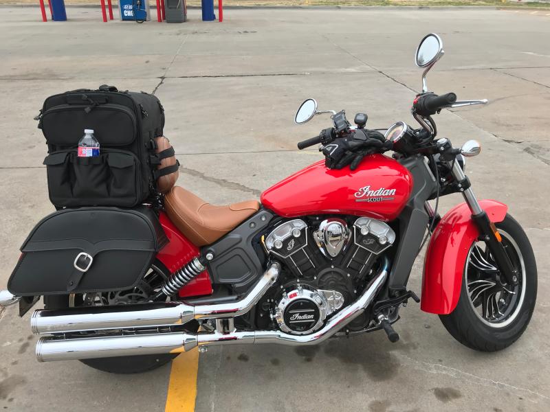 indian scout solo luggage rack