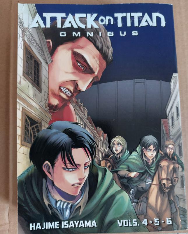 Attack on Titan Omnibus 2 (Vol. 4-6) by Hajime Isayama, Paperback