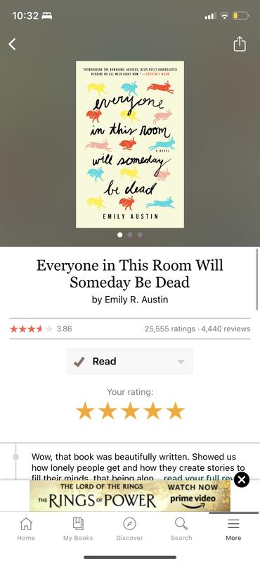 Everyone in This Room Will Someday Be Dead by Emily R. Austin