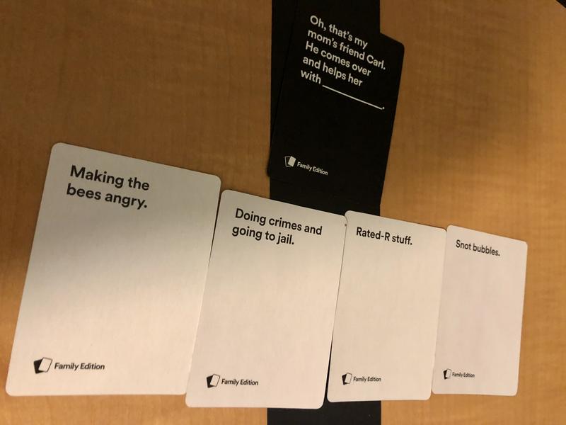 Cards Against Humanity Family Edition