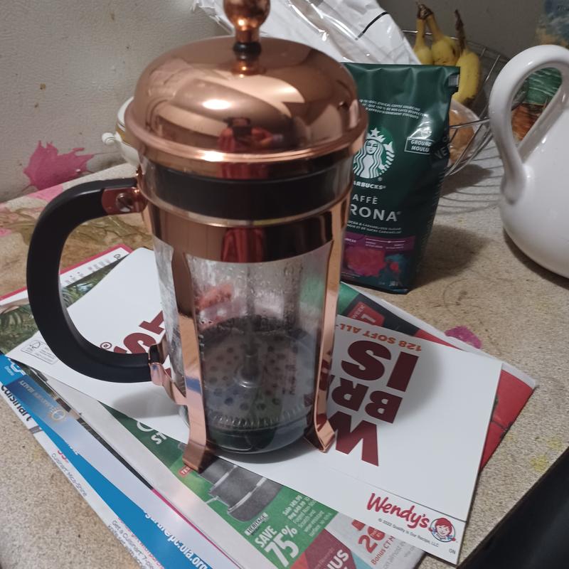 Copper shop french press