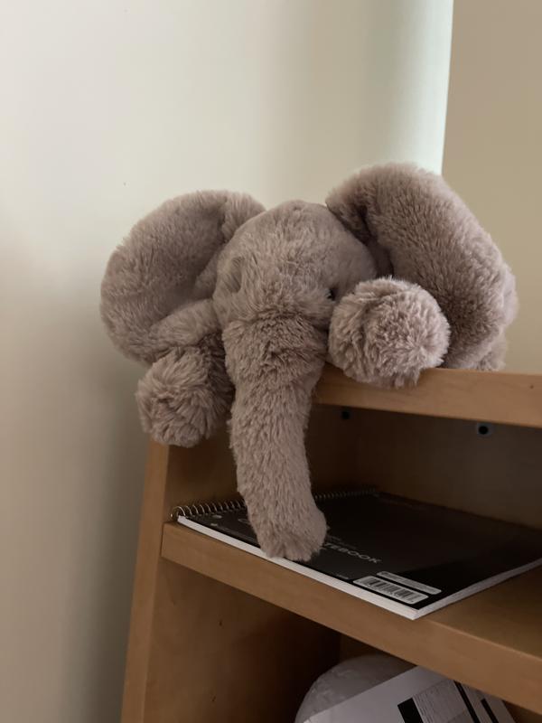 Jellycat Medium Smudge Elephant Kids Plush Stuffed Animal + Reviews