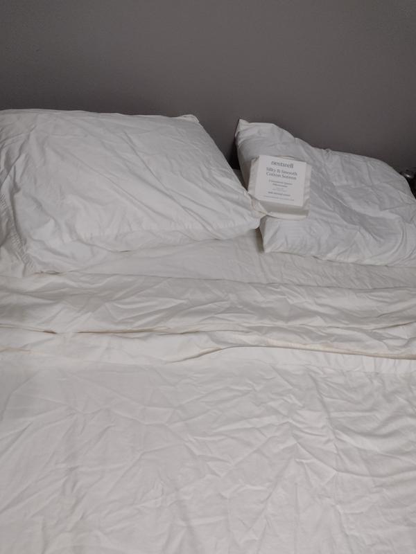 Nestwell™ Cotton Sateen 400ThreadCount Standard Pillowcases in Bright White (Set of 2