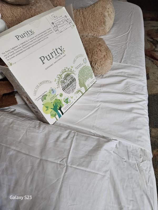 Purity Home 400TC 100% Cotton Long Staple Ultra-soft Percale Sheet Set - On  Sale - Bed Bath & Beyond - 36066541