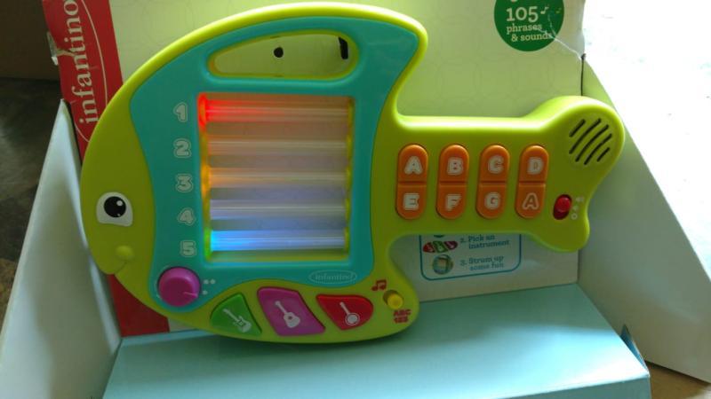infantino lights and music learning fish