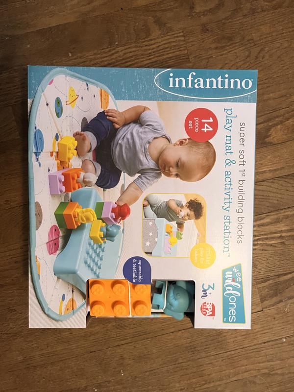 Super Soft 1st Building Blocks Play Mat & Activity Station – Infantino