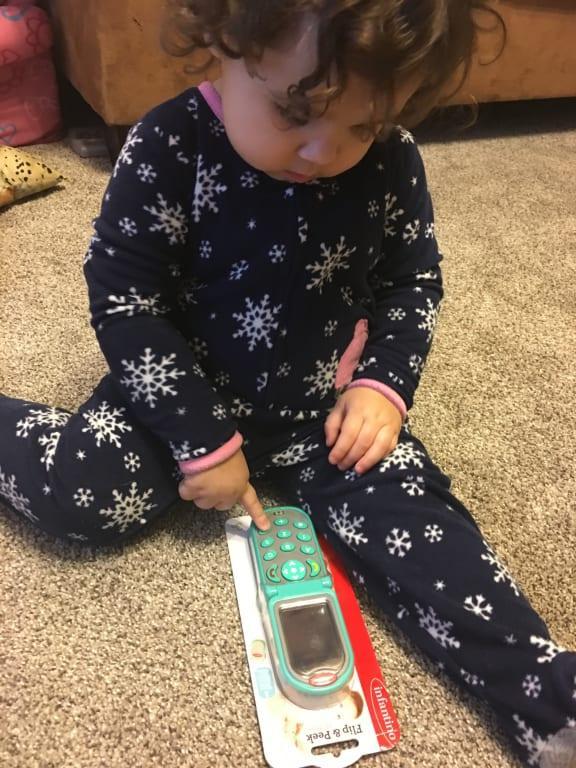 Infantino Flip and Peek Fun Phone Teal 