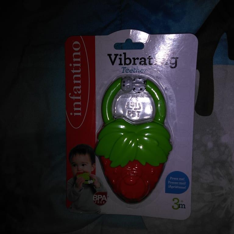 infantino strawberry teether