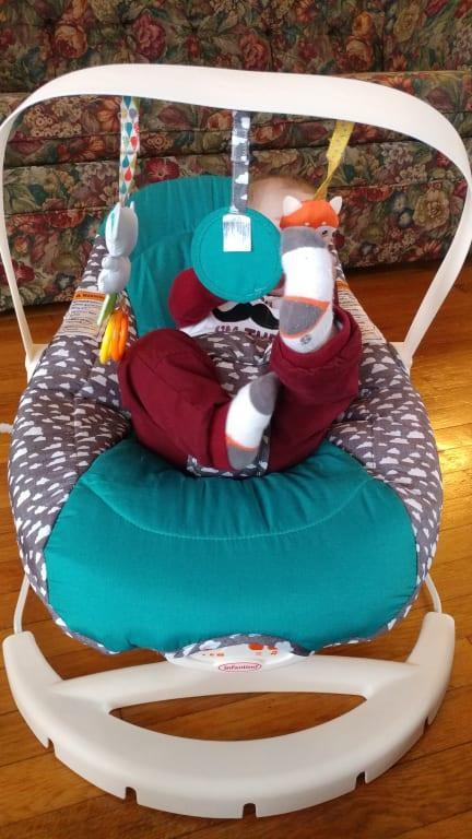 infantino 2 in 1 bouncer and activity seat assembly