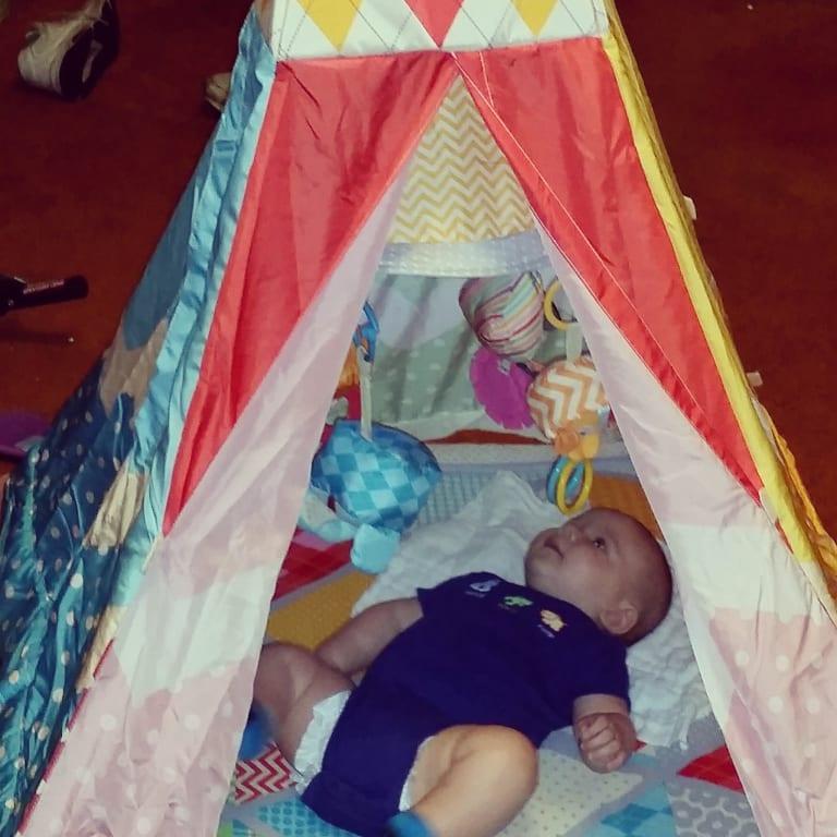 infantino play gym teepee