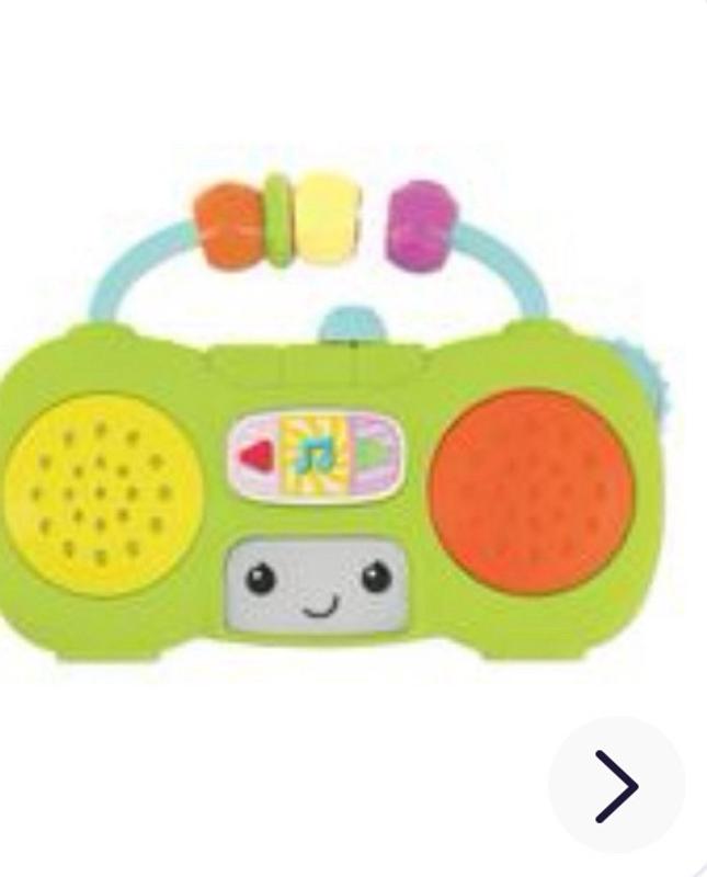 Music & Light Pretend Mini Boombox – Infantino