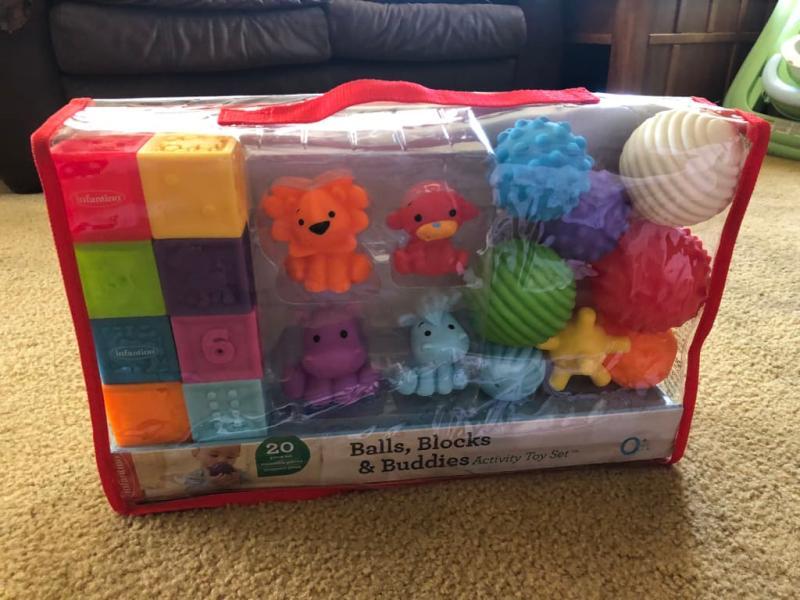 infantino gaga balls blocks & buddies