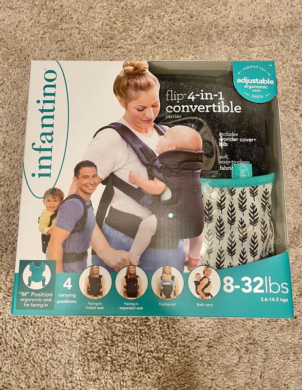 Flip 4 in 1 Convertible Carrier Black Infantino