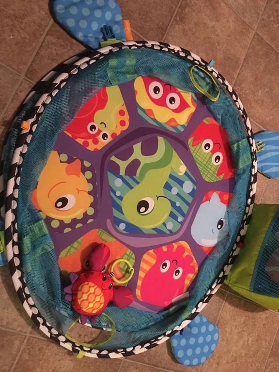 2-In-1 Bath Mat & Storage Basket™ Turtle – Infantino