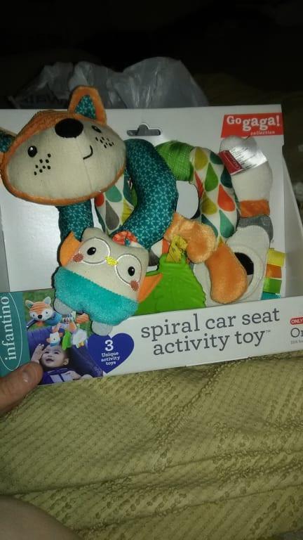 infantino spiral activity toy fox