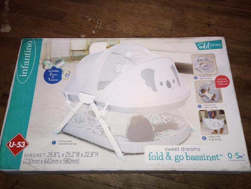 Infantino bassinet best sale