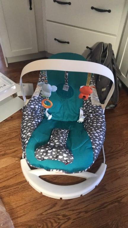 infantino 2 in 1 bouncer and activity seat assembly