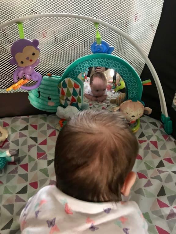 infantino elephant mirror