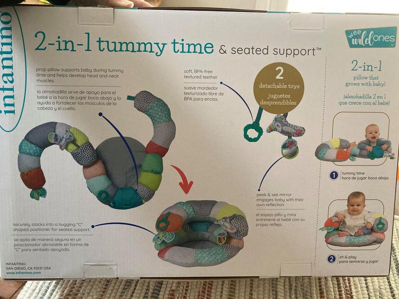 2 In 1 Tummy Time Seated Support Infantino