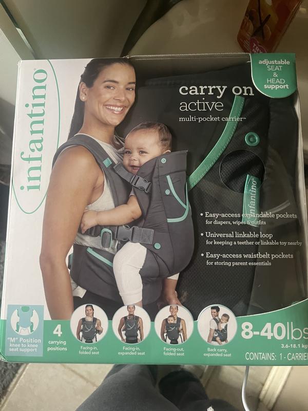 Carry On Multi-Pocket Carrier™ - Black – Infantino