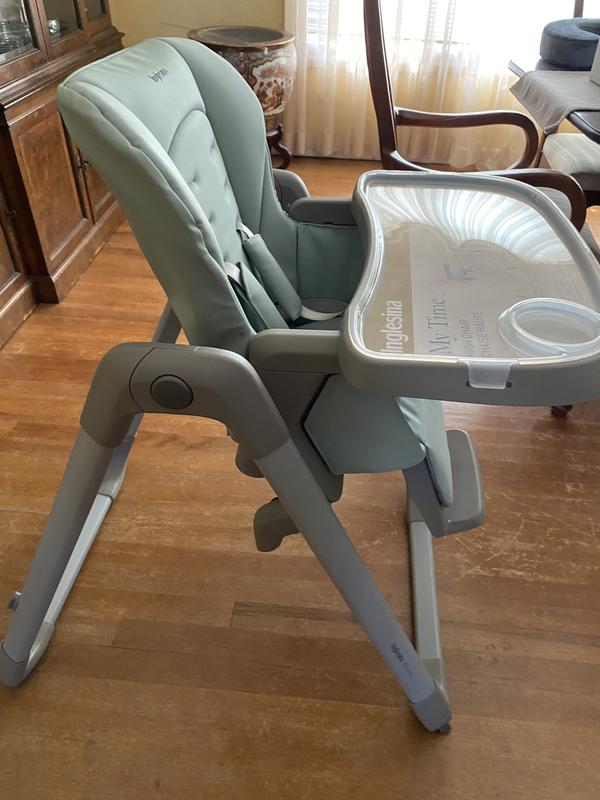 My time High Chair in mint color.