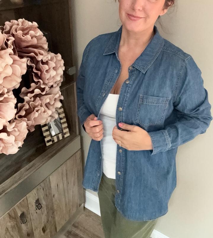 Customer photo for "Comfy fit for nursing"