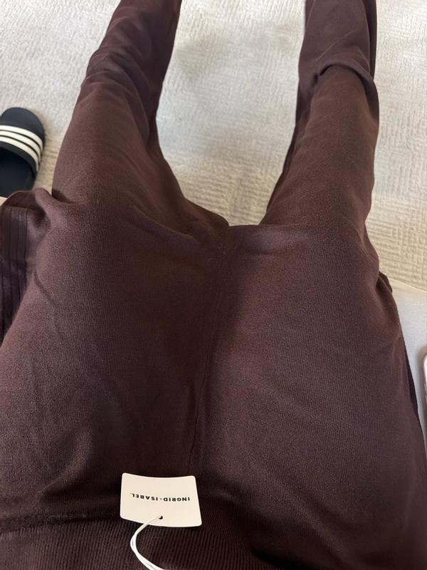 Customer photo for "Soft, comfortable, stylish maternity pants with a flattering fit and perfect length."