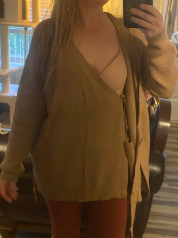 Customer photo for "Comfortable Nursing Cardigan 💕✨"