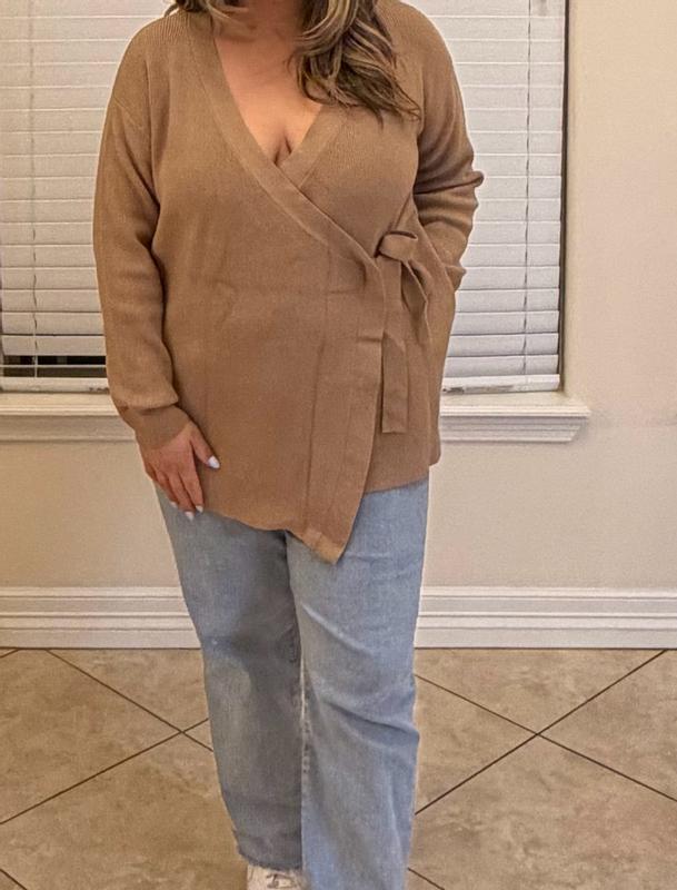 Customer photo for "Fall postpartum cardigan"