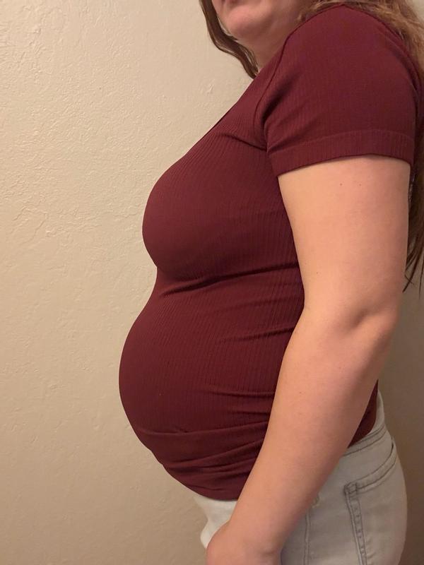 Customer photo for "Maternity shirts"