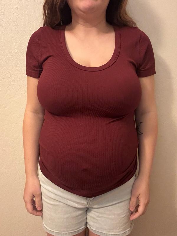 Customer photo for "Maternity shirts"