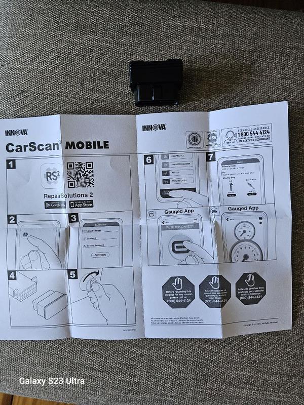 Innova Professional Compression OBD2 Vehicle Code Reader / Scan Tool w/ ABS