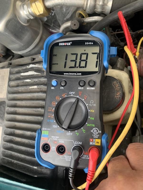 Alternator charge working great!