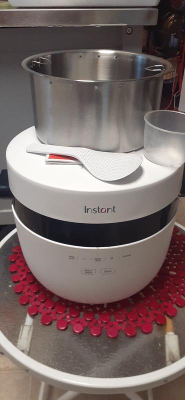 Reviews for Instant Pot 20 Cup White Electric Multi Grain Rice Cooker and Slow Cooker Pg 1 The Home Depot