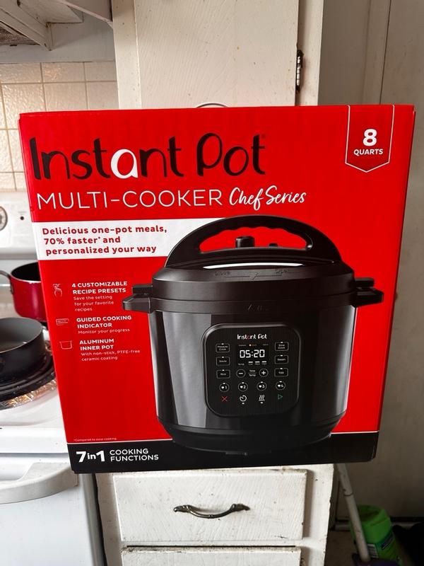 Instant Pot Chef Series 8 Qt Pressure Cooker and Multi-Cooker 