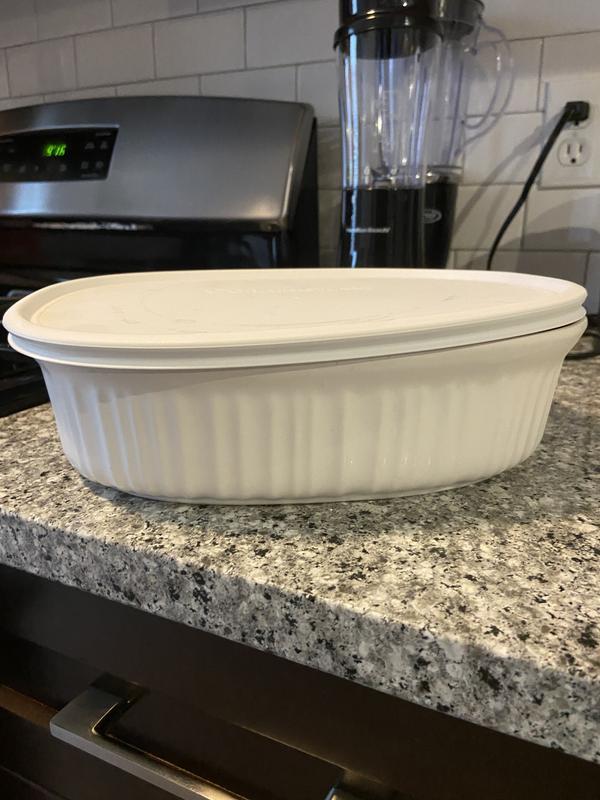 Corningware French White 18pc Round & Oval Bakeware Set