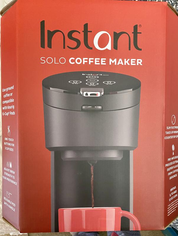 Instant Brands Instant Solo Single Serve Coffee Charcoal