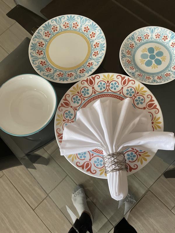 Corelle Global Collection Terracotta Dreams 18-piece Dinnerware Set,  Service for 6 