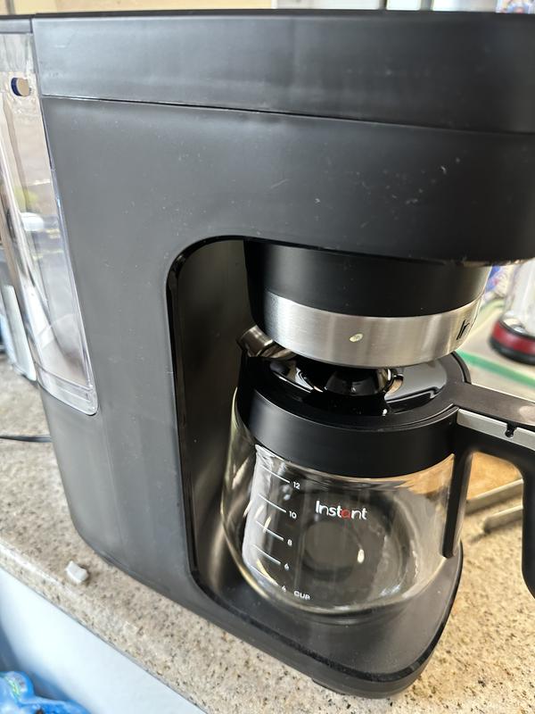 Instant Infusion Brew Plus - Cafetera de goteo de 12 tazas, de The Makers  of Instant Pot, con fuerza de preparación ajustable, depósito de agua