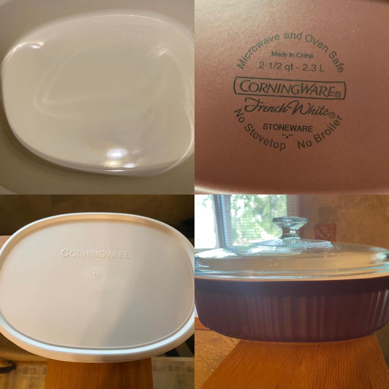 CorningWare Chic Gray Stoneware Rectangular Bakeware Set - Microwave,  Dishwasher, and Oven Safe in the Bakeware department at